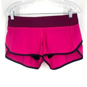 Lululemon Speed Short 3" Hot Pink Size 6